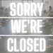 sorry we're closed cover image
