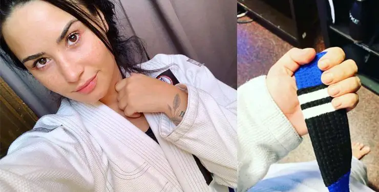 Demi Lovato BJJ Blue Belt Quit
