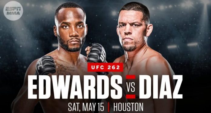 Nate Diaz Leon Edwards UFC 262