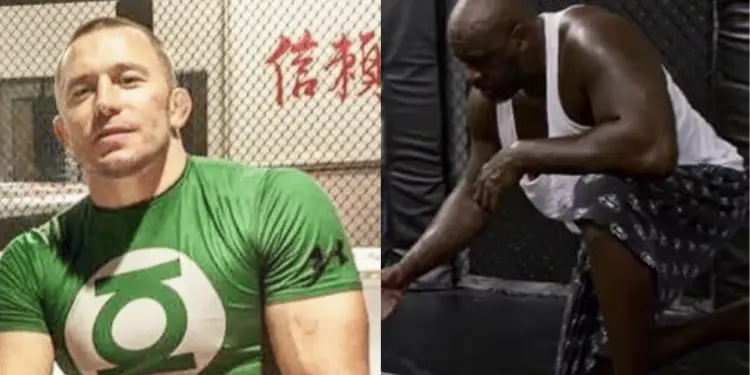 Georges St-Pierre Shaquille O'Neal