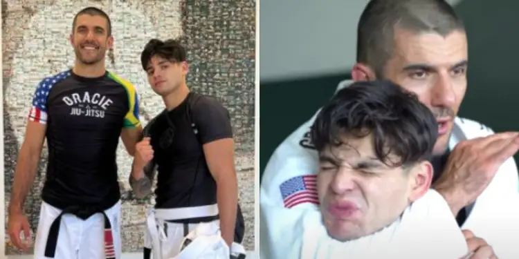 Ryan Garcia Rener Gracie BJJ
