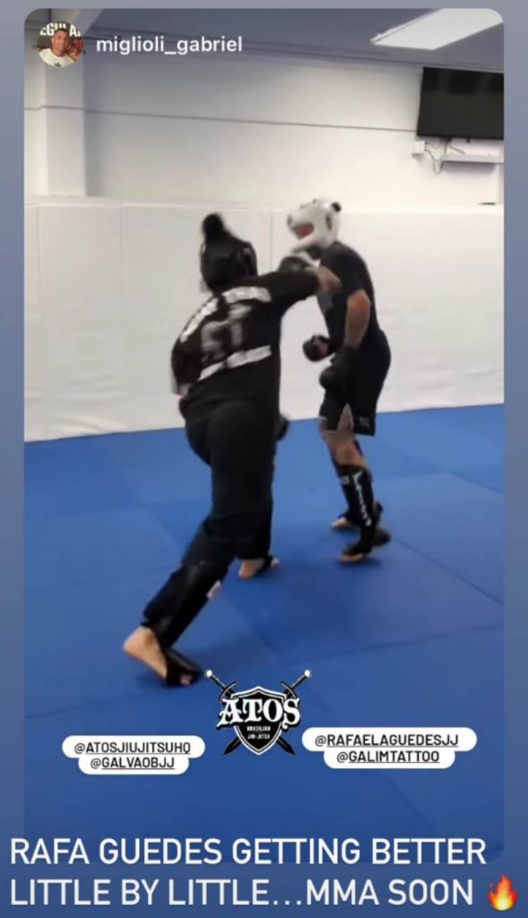 Rafaela Guedes MMA Training