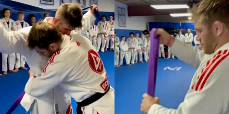 AJ Agazarm Younger Brother Anthony BJJ Purple Belt