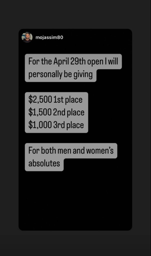 ADCC Open Cash Prize Absolute Division