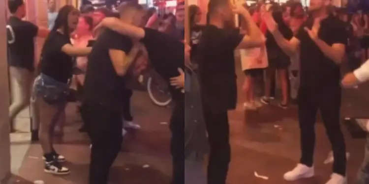 Nate Diaz Choke Out Chase DeMoor Altercation
