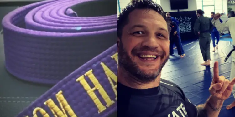 Tom Hardy BJJ Purple Belt