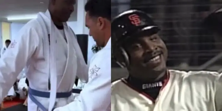 Baseball Barry Bonds BJJ Blue Belt