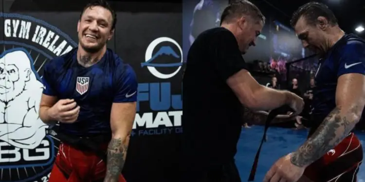 Conor McGregor BJJ Black Belt