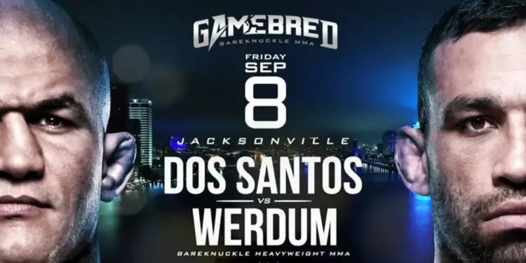Gamebred Bare Knuckle MMA 5 Junior Dos Santos Fabricio Werdum