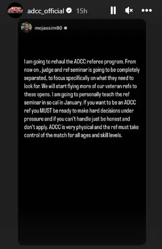 ADCC Referee Training Program