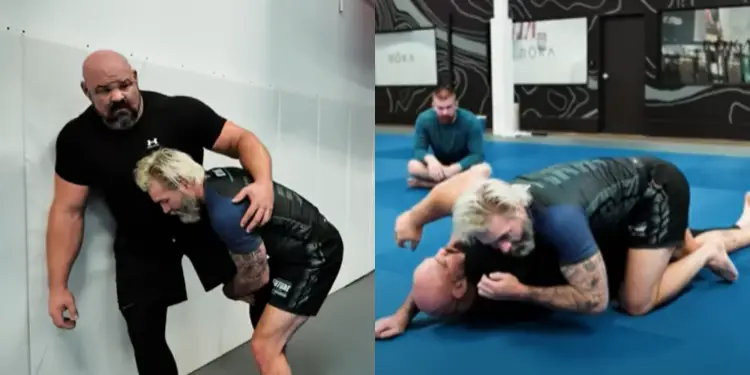 Brian Shaw Grappling Training Gordon Ryan