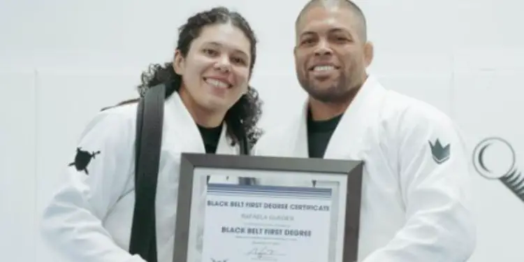 Rafaela Guedes First Degree BJJ Black Belt