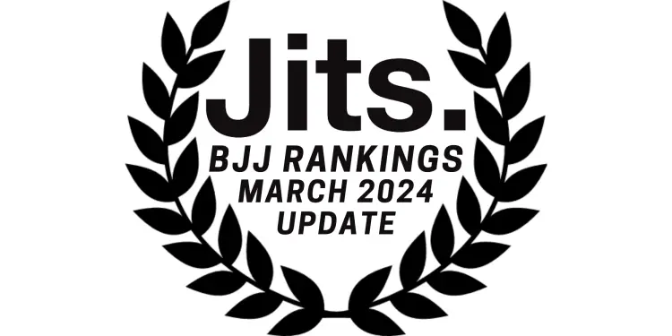 Jits Magazine BJJ Rankings March 2024 Update