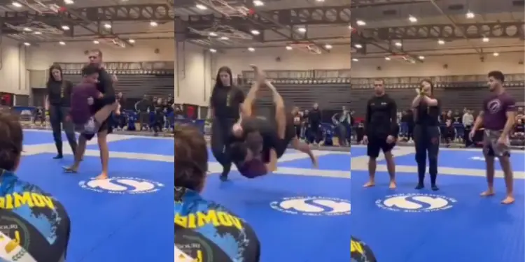 Muhammad Mokaev Disqualified BJJ Tournament Slamming