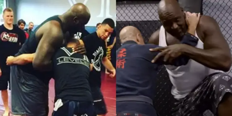 Shaquille O'Neal Grappling Training
