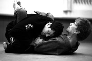 Alex Wright and Robson Gracie Rolling Jiu Jitsu