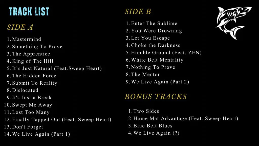 Submission Shark Fourth Album Mastermind Track Listing