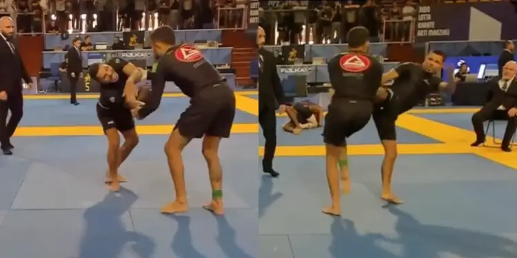 Black Belt Body Kick IBJJF No Gi European Championship 2024