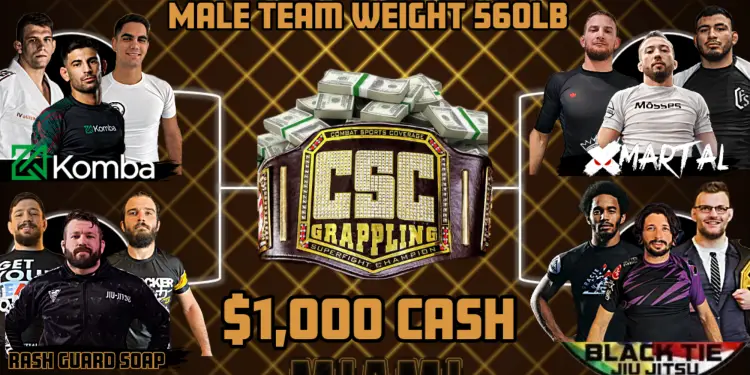 Combat Sports Coverage 30 Team Tournament