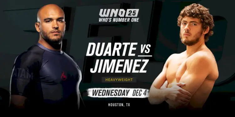 Who’s Number One 25 Kaynan Duarte vs Roberto Jimenez Full Results Highlights
