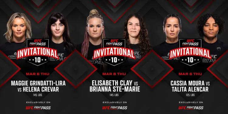 UFC Fight Pass Invitational 10 Women’s Matches