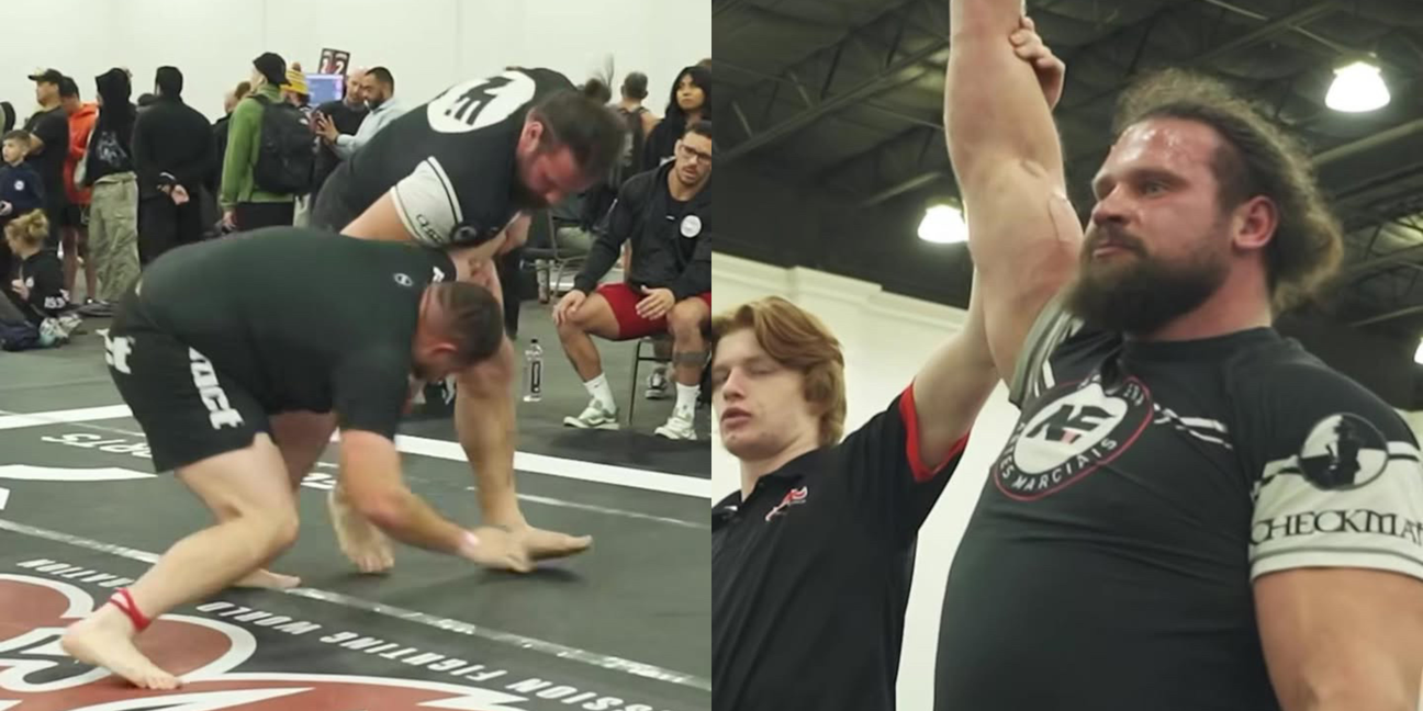 World’s Strongest Man Martins Licis Wins Gold ADCC San Diego Open 2025