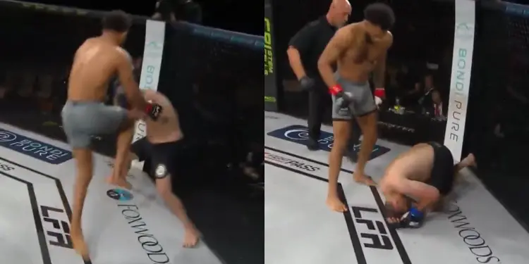 Reylan Gracie Knocked Out LFA 204