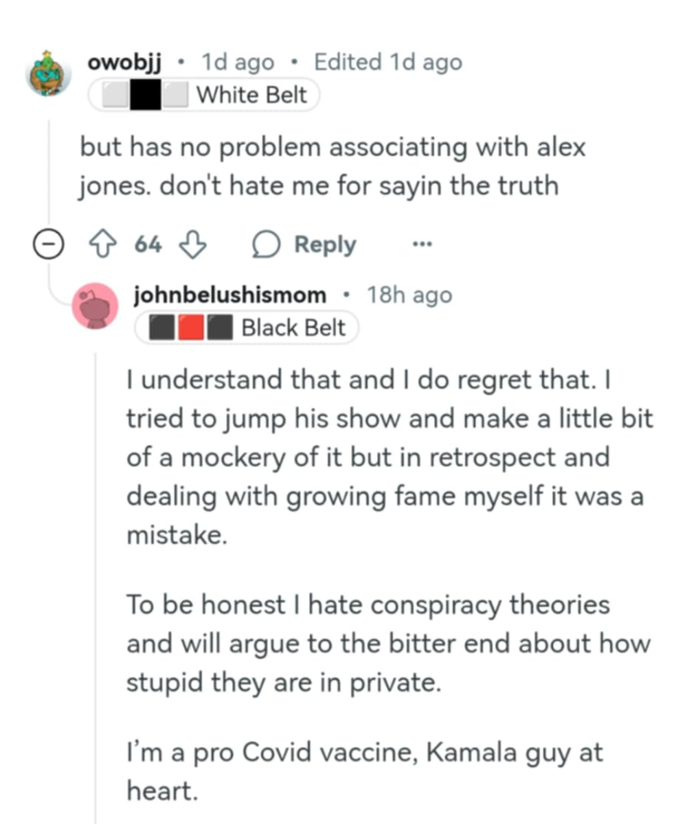 Craig Jones Alex Jones Comments