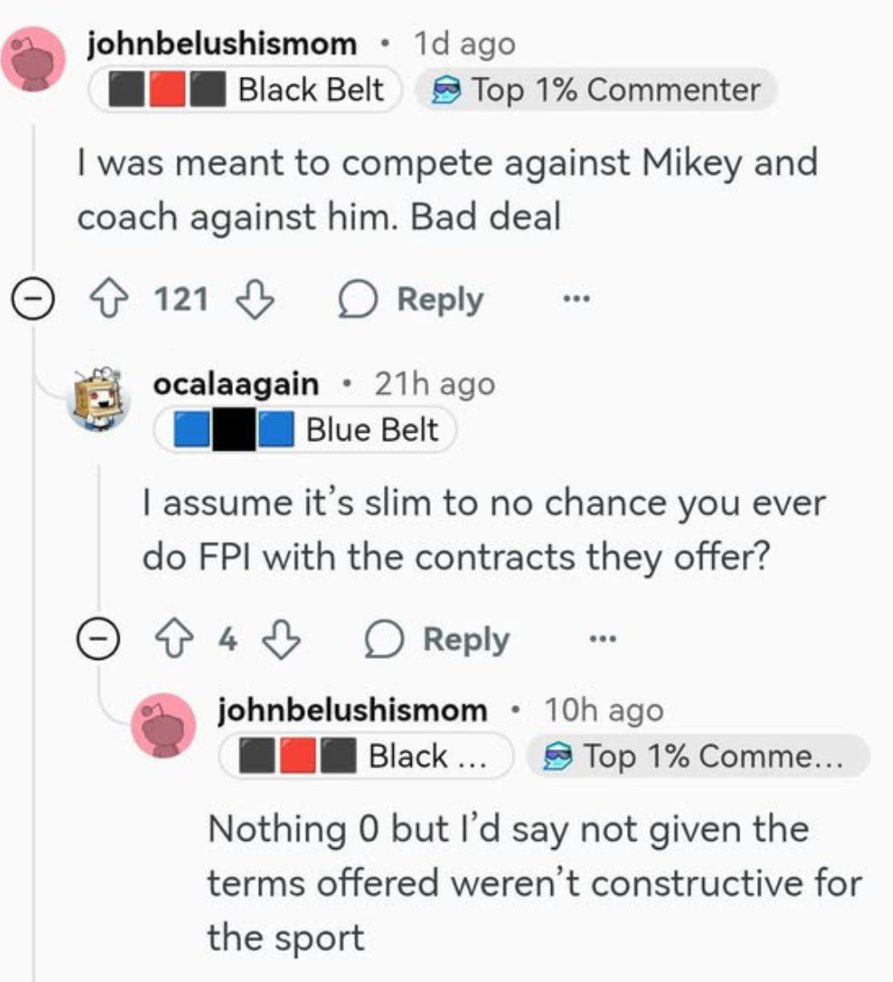 Craig Jones Reddit UFC FPI Comment