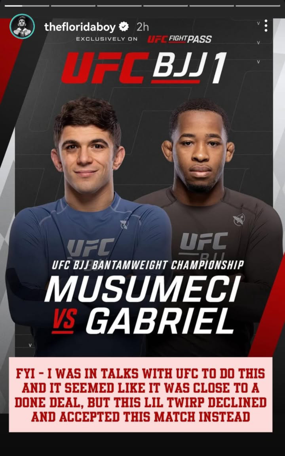 AJ Agazarm UFC BJJ 1 Social Media