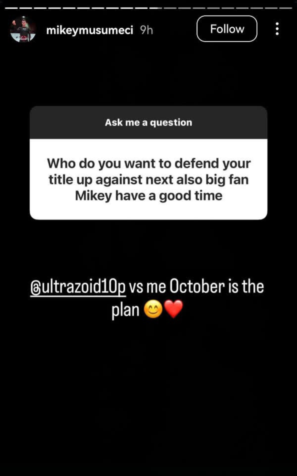 Mikey Musumeci UFC BJJ Title Social Media