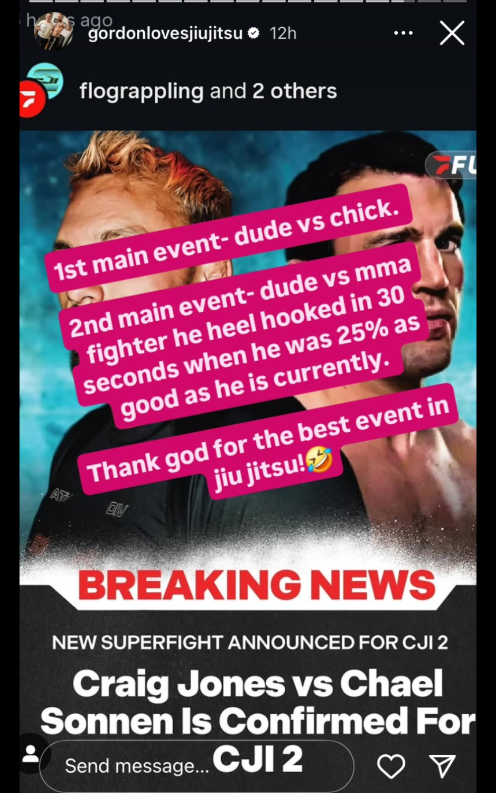 Gordon Ryan CJI 2 Criticism