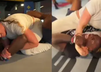 IShowSpeed Grappling UFC Fighter Vanessa Demopoulos