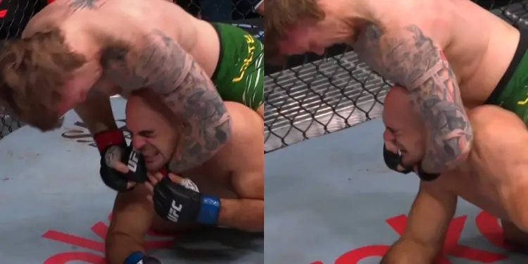 Jimmy Crute Neck Crank UFC Perth