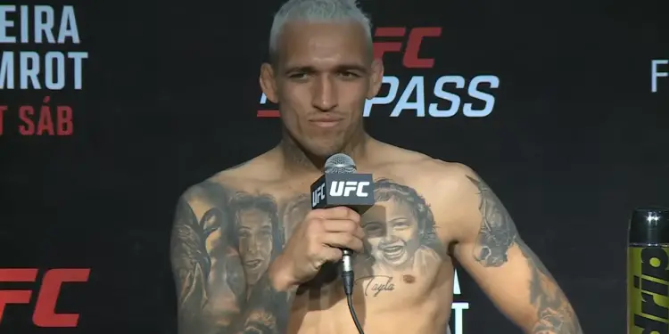 Charles Oliveira UFC Brazil Stadium Show