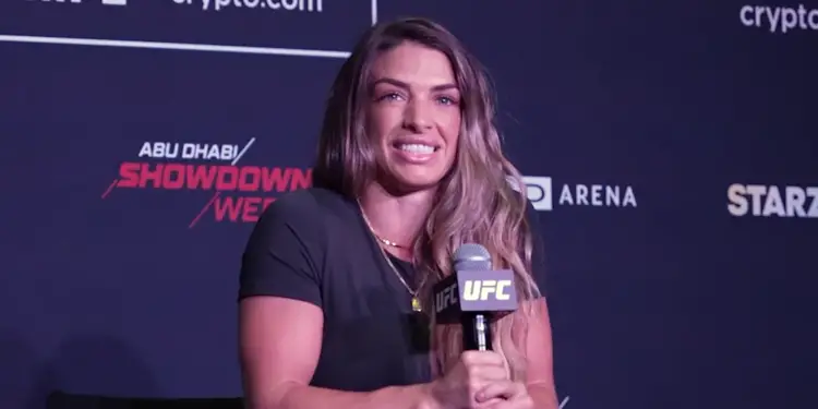 Mackenzie Dern MMA Accepting The Takedown