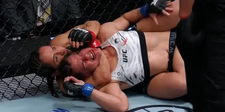 Talita Alencar Submission Win UFC Vegas 110