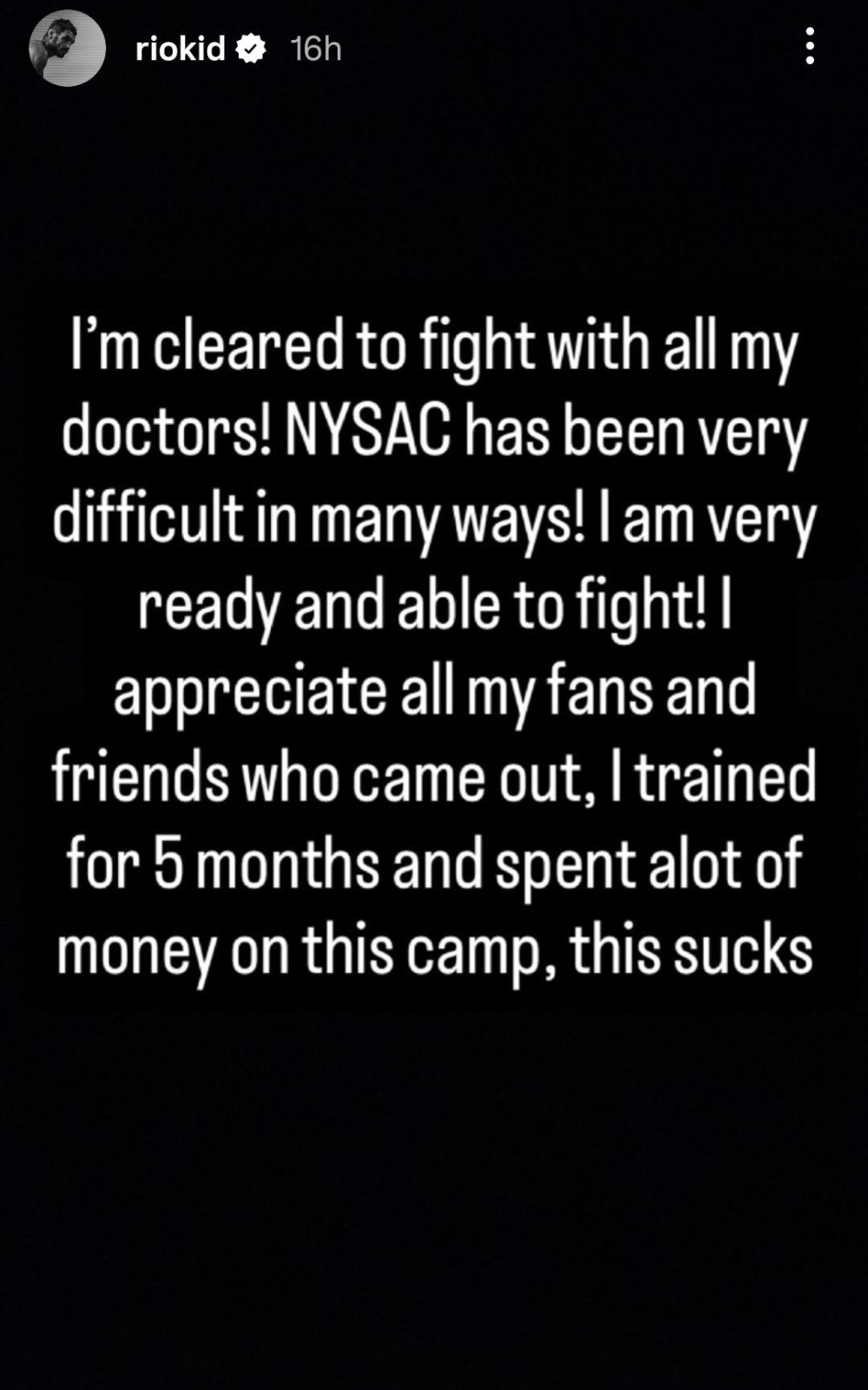 Kron Gracie Medical Clearance Comments