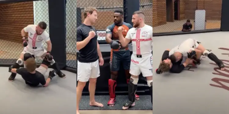 Mark Zuckerberg Merab Dvalishvili Sparring