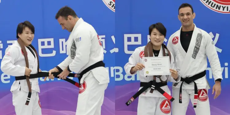 Zhang Weili BJJ Black Belt