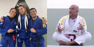 Fabio Gurgel On Model Daniella Cicarelli BJJ Blue Belt 6 Months