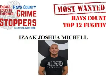 Izaak Michell Arrest Warrant Hays County