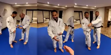 Manchester United Matheus Cunha BJJ White Belt Stripe