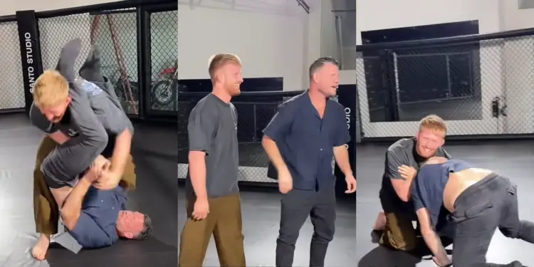 Bo Nickal Michael Bisping Grappling